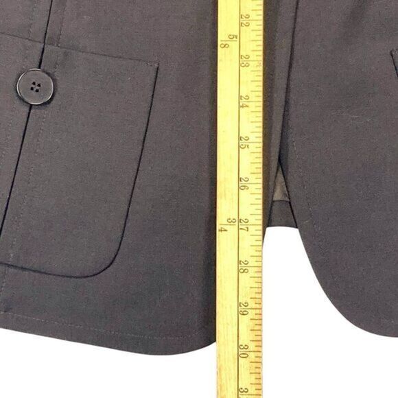 Talbots Single Button Wool Blazer Women 16W Brown Career Professional Modest New - Picture 13 of 16